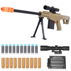 JETFLIP toy gun with soft bullet blaster enables safe, energetic outdoor play.