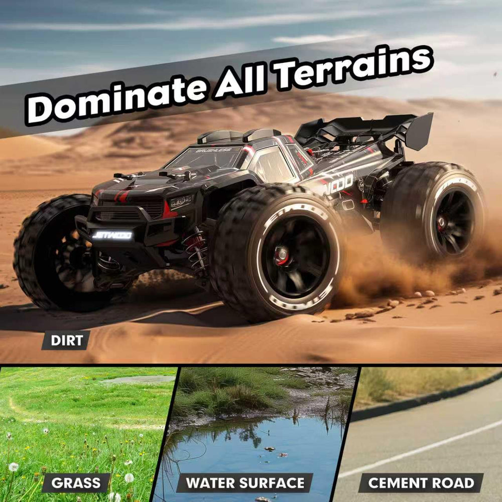 Jetwood JC14EP off-road action showcasing stability and power.