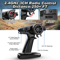 Jetwood JC16W 2.4GHz remote with fine-tune dials