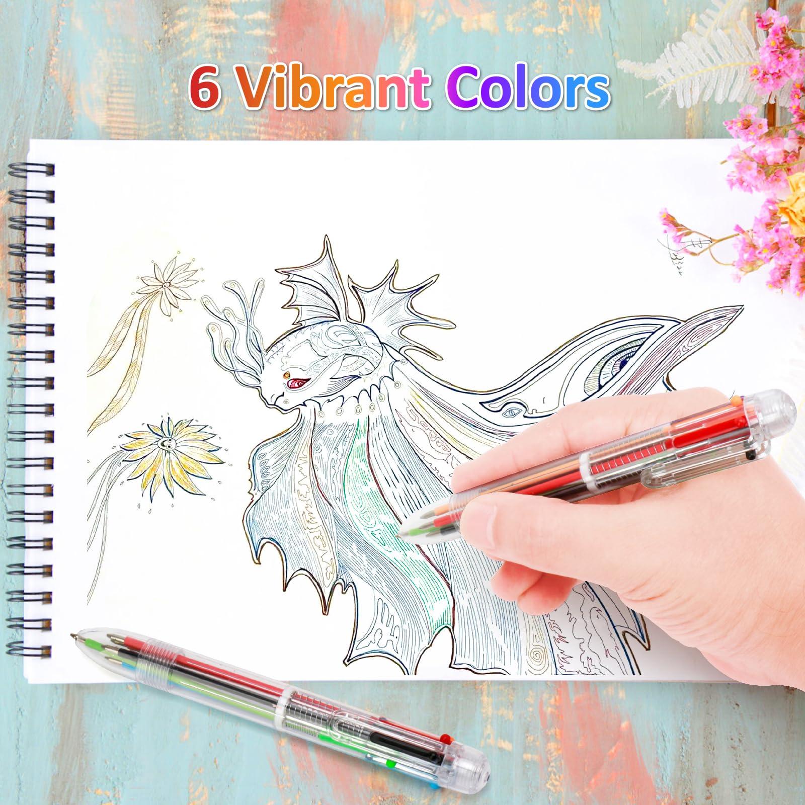 12 pastel highlighters with flat barrels for easy highlighting