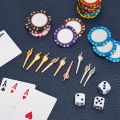 Jexine cribbage pegs gold tone for high visibility and flair