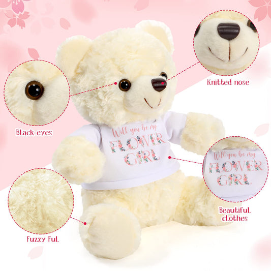 Jexine ring boy bear in suit, a charming keepsake for proposals and receptions