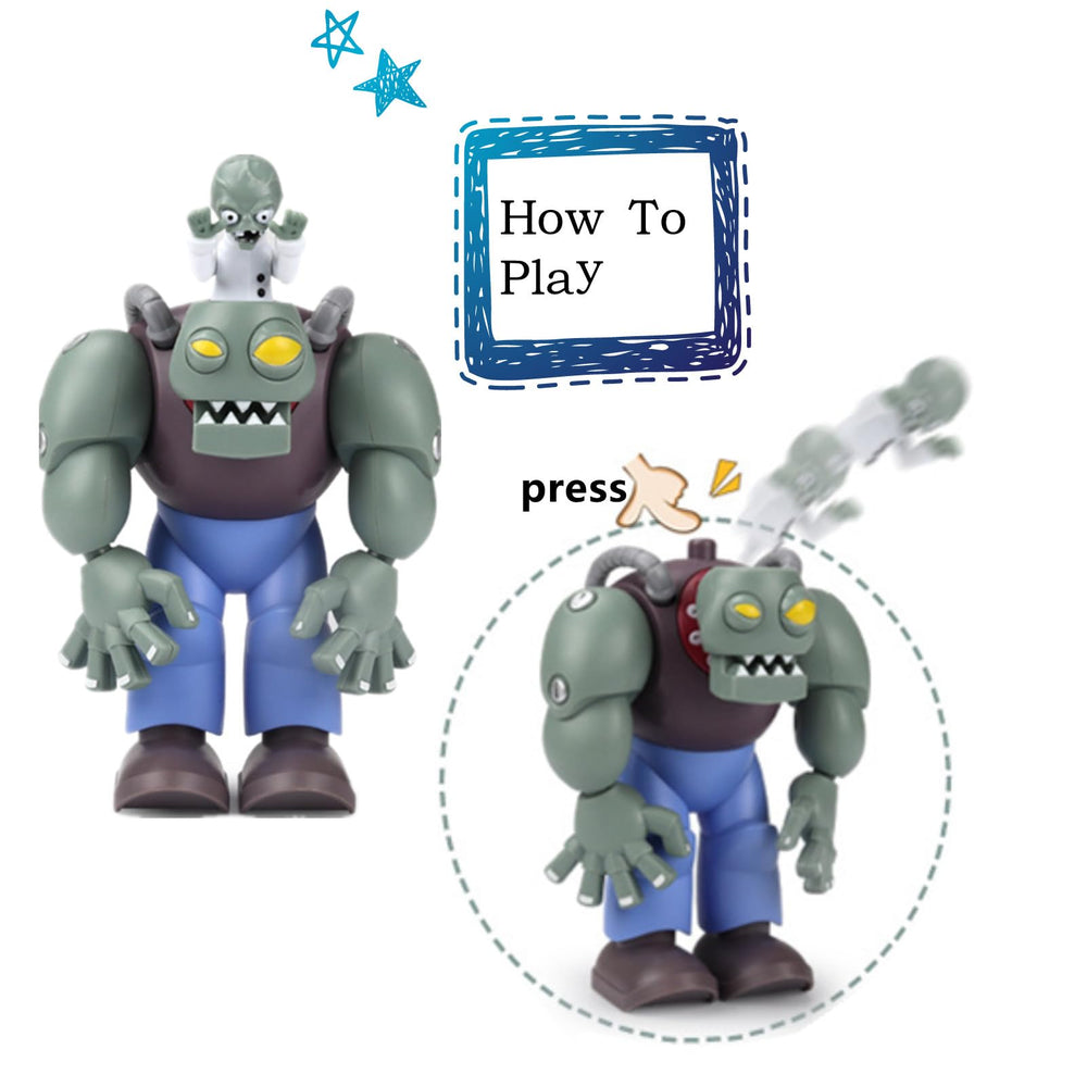 JHESAO Packaging shows one Dr Zombies figure, ideal gift presentation.