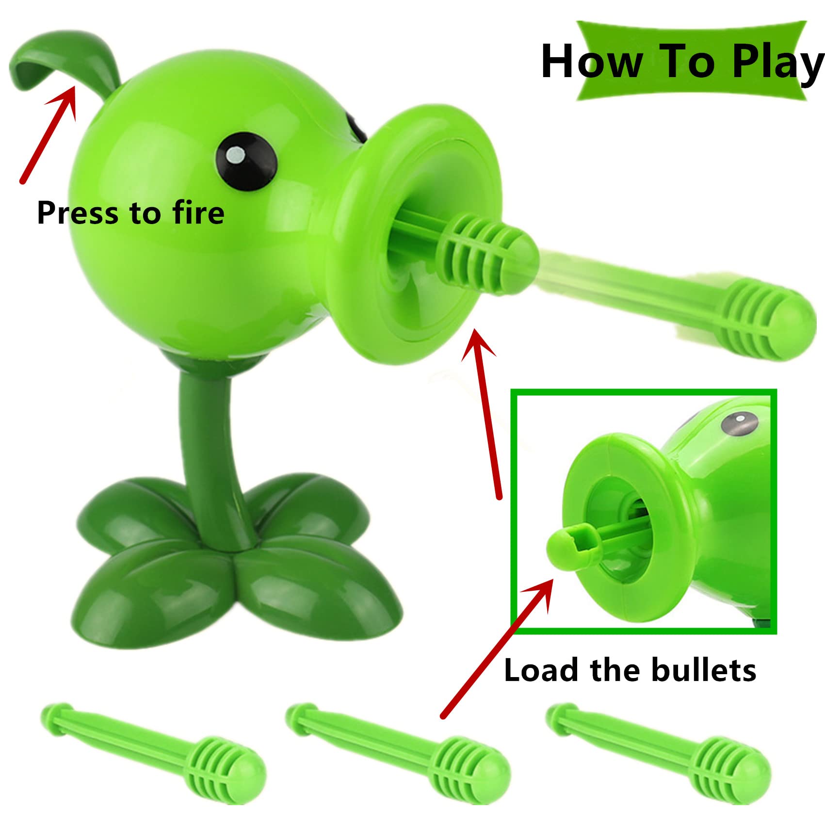 JHESAO PVZ Buckethead Zombie figure adds spooky charm to play sets.