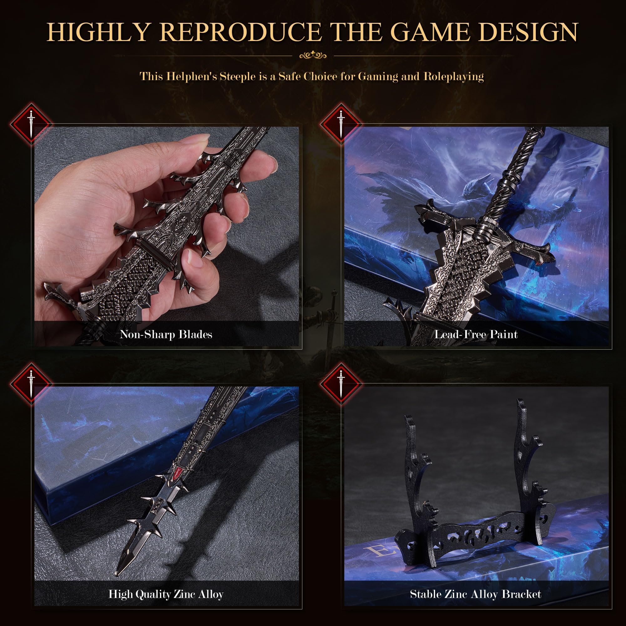 JHCPKS Helphen's Steeple top view, detailed grooves and artistry.