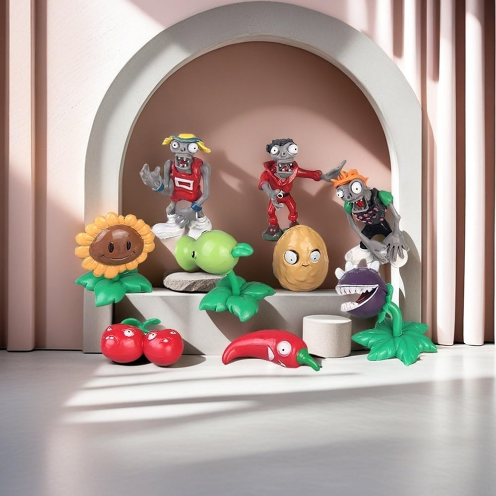 JHESAO PVZ zombie figurine perfect gift for collectors and fans.
