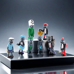JHESAO PVZ zombie figurine fun collectible for shelves and desks.