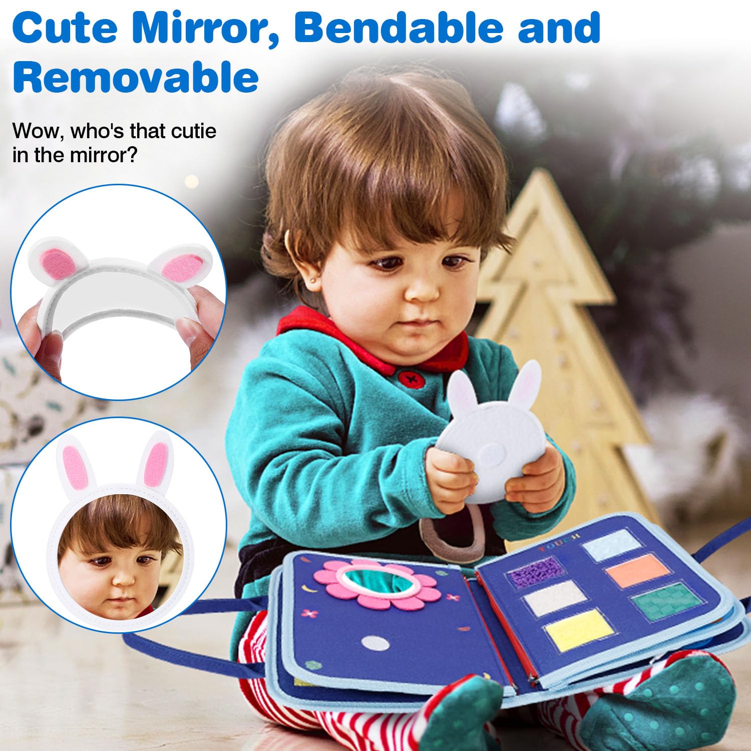 JHkim Busy Board buttons to boost fine motor control during playtime
