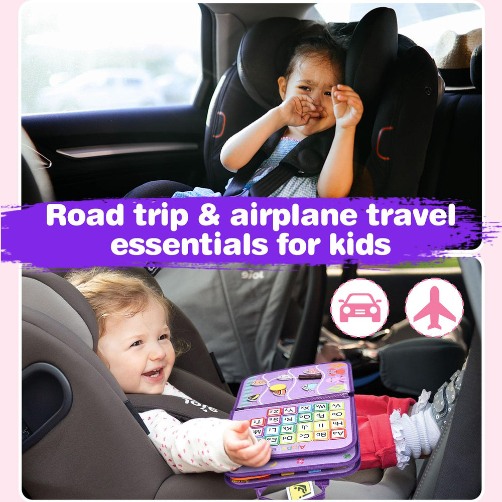 JHkim Busy Board clocks page supports early time-learning on planes.