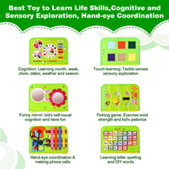 JHkim Busy Board fishing game page to boost hand-eye coordination during travel