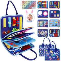 JHkim Busy Board zippers for dressing practice and on-the-go learning
