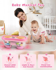 Jhoprcin pink ABS BPA-free material ensures safe hands during play.
