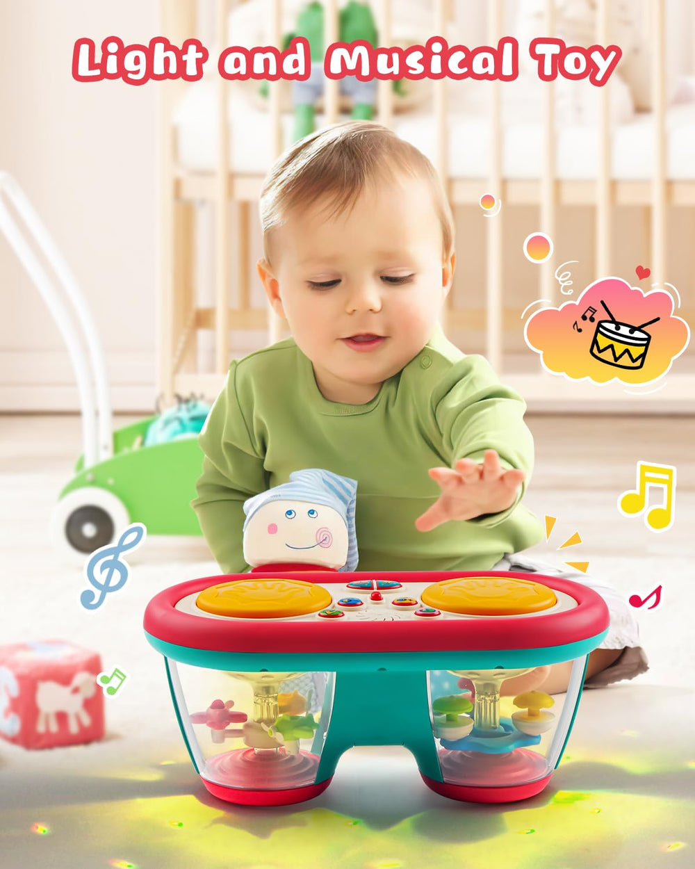 Jhoprcin safe ABS material ensures gentle touch for tiny hands