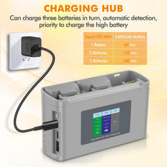 JHTC Mini 2 packaging contents including batteries and cable