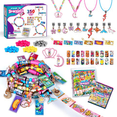JHTIGRE DIY Sticker Bracelet Maker kit main set with colorful beads for creative jewelry.