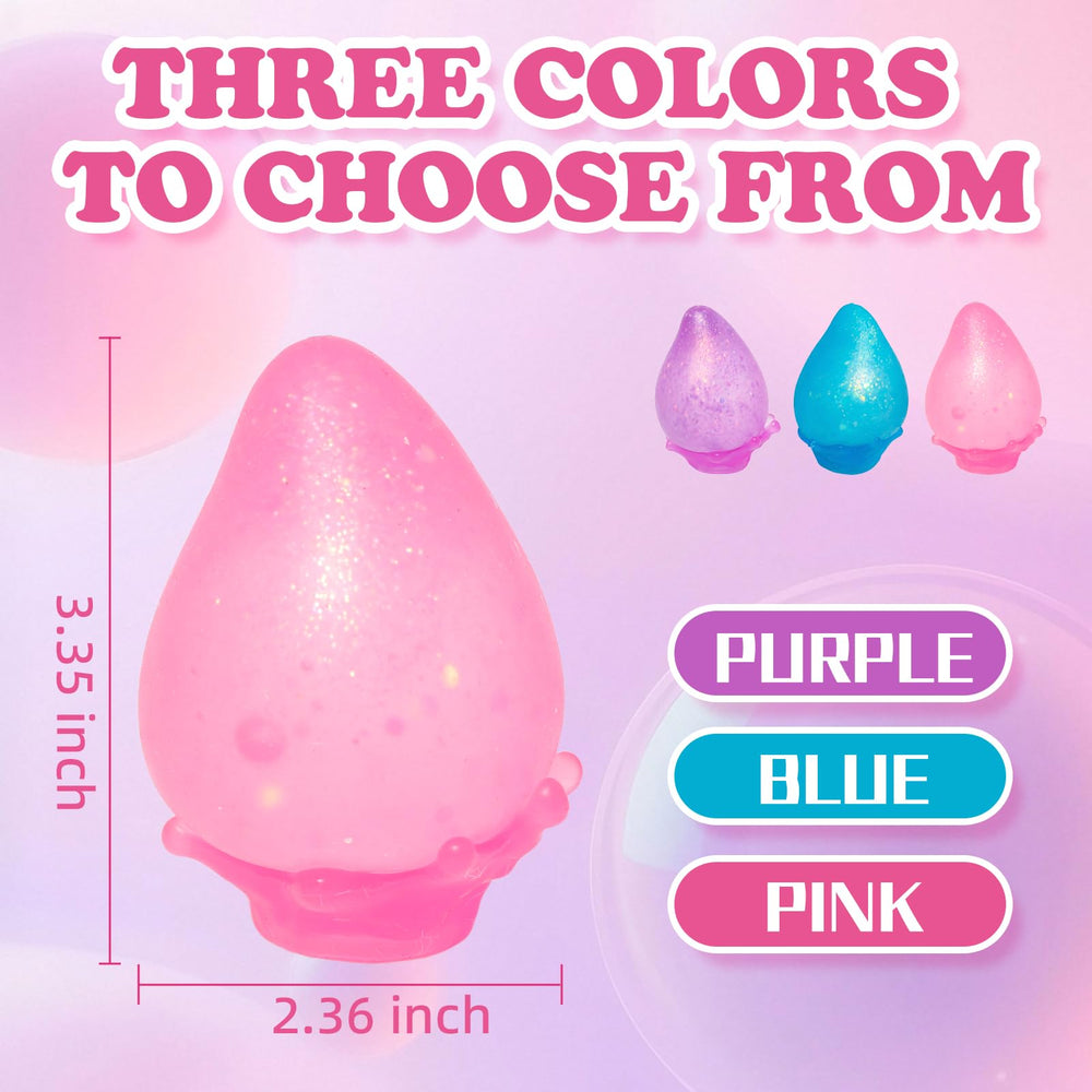 JIACAI blue squishy drop stress ball enhances focus during work or study