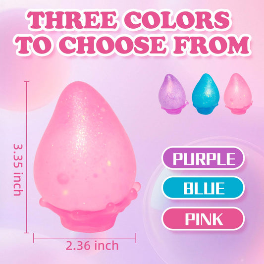 JIACAI blue squishy drop stress ball enhances focus during work or study