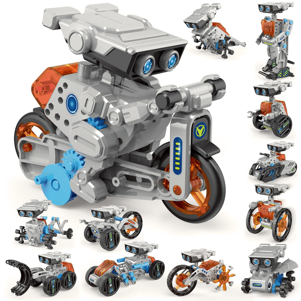 Jiakora 12-in-1 STEM robot kit assembly for hands-on learning