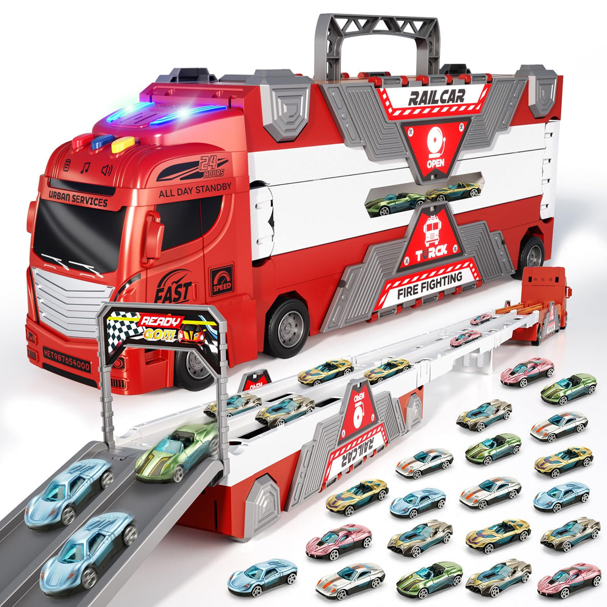 Jiakora 65-inch race track setup for thrilling playtime