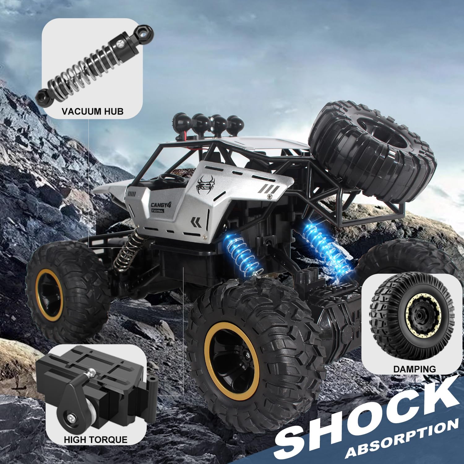 Jiakora off-road truck aluminium shell for durability and premium feel