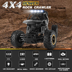 Jiakora RC Car 1:12 independent suspension with metal shocks absorbs bumps