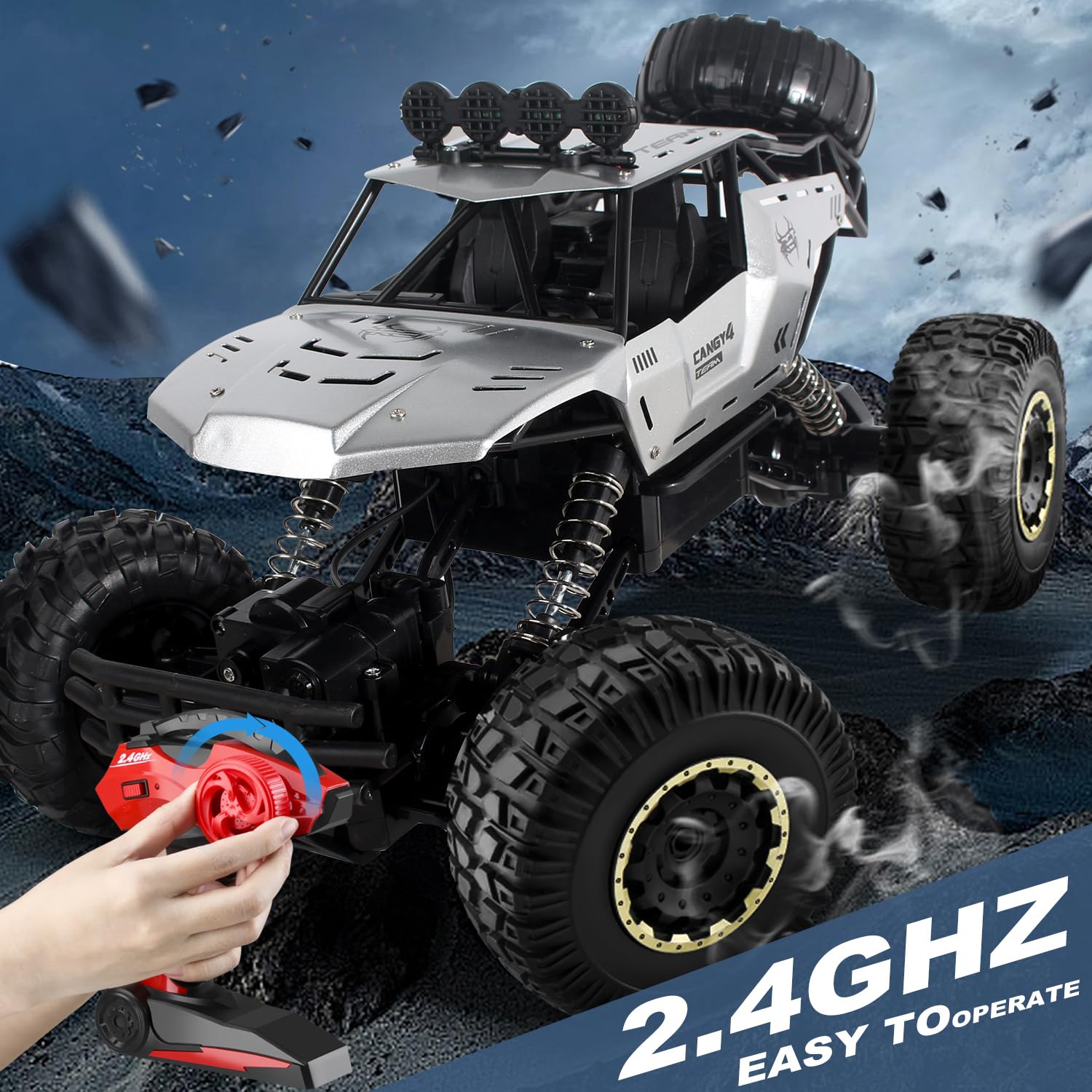 Jiakora rc truck dual-battery charging extends playtime