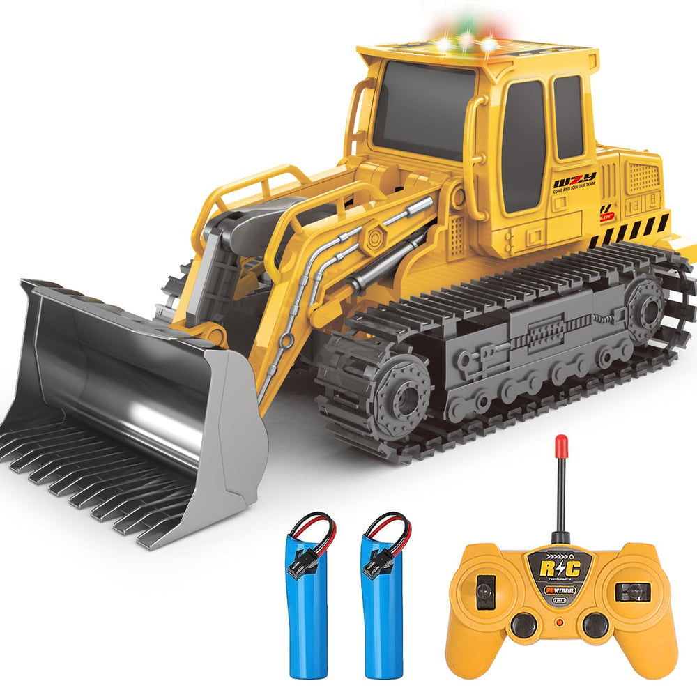 Jiakora remote control front loader in action for imaginative play