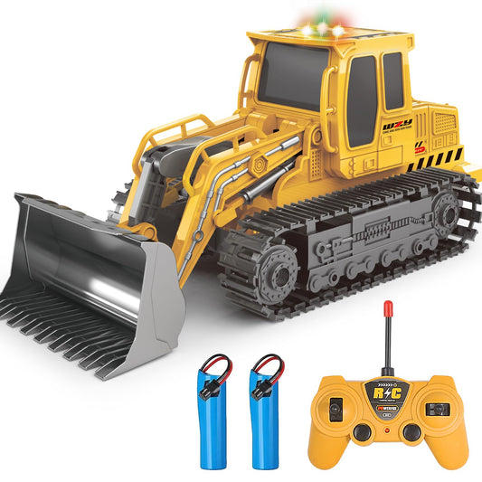 Jiakora remote control front loader in action for imaginative play