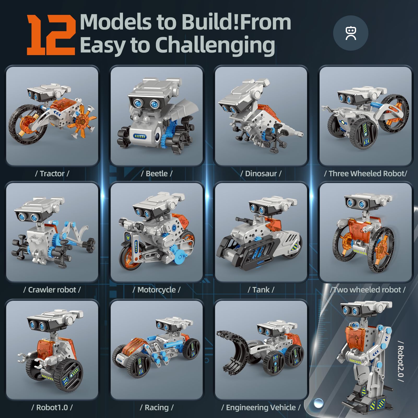 Jiakora robot tank and vehicle builds spark imaginative STEM play
