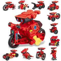 Jiakora STEM 12-in-1 robot kit assembly for hands-on learning and creativity.