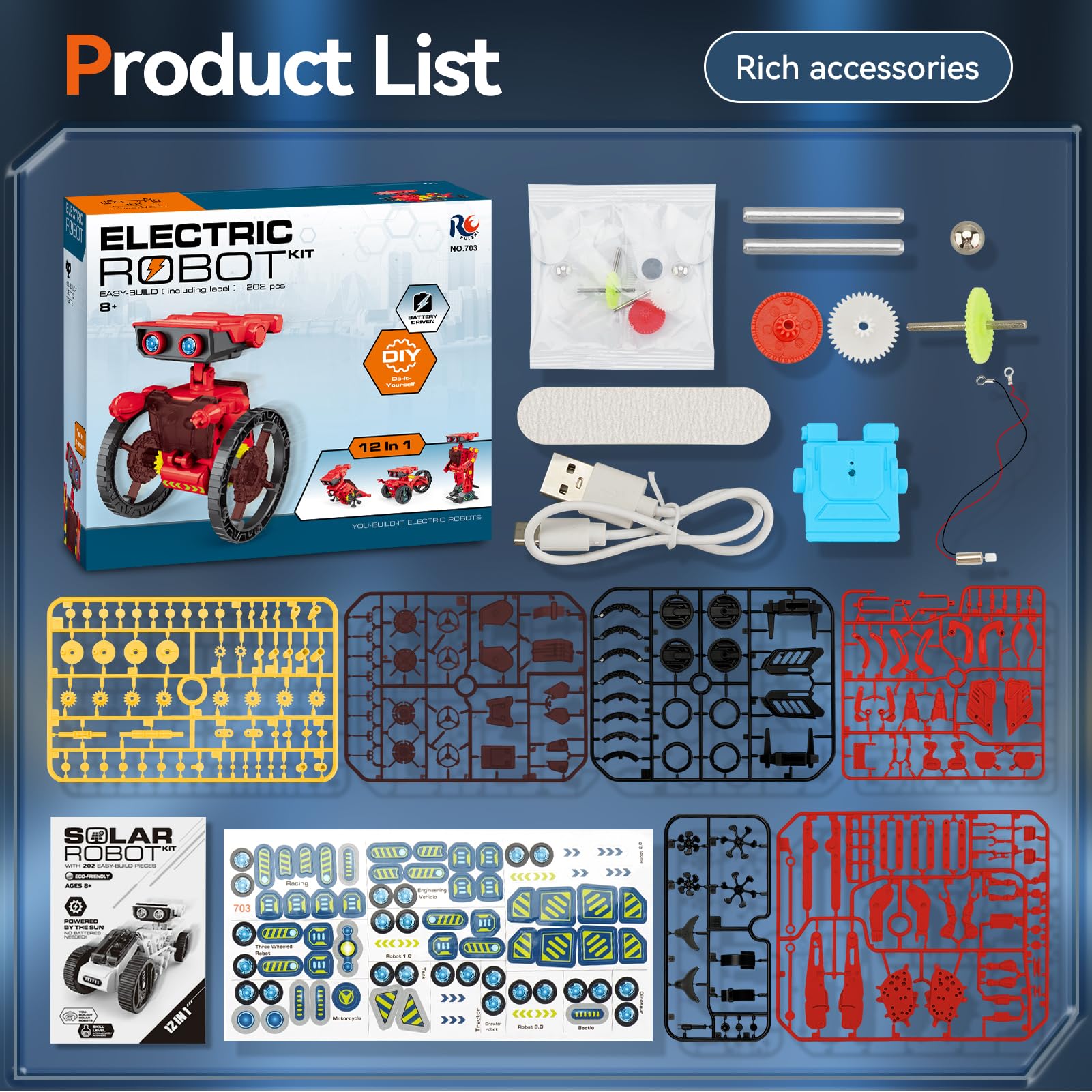 Jiakora STEM 12-in-1 robot kit fuels kids’ engineering curiosity through hands-on play.