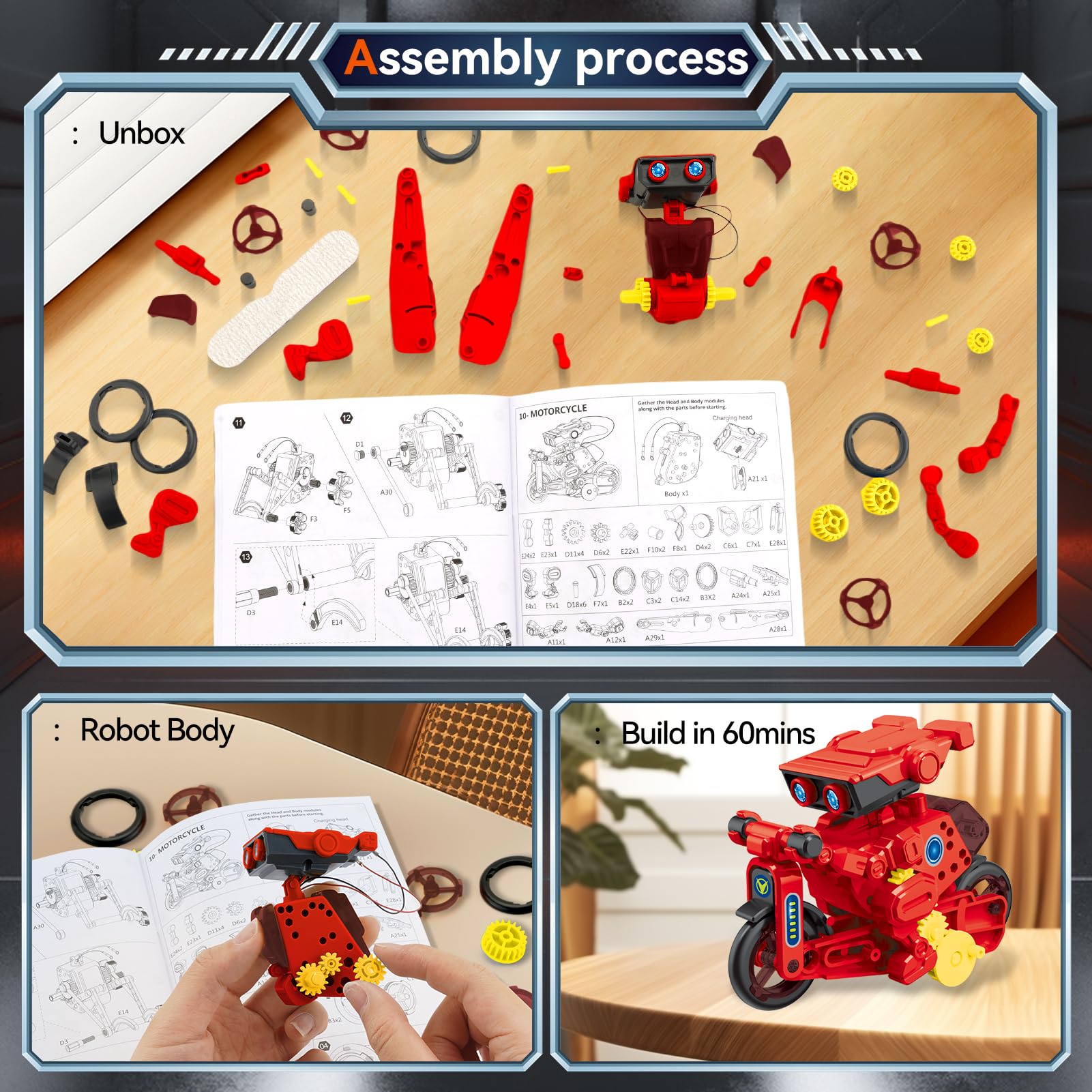 Jiakora STEM robot car chassis enables kids to customize racing projects.