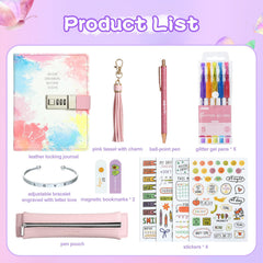 Close-up of JIALILI diary lock emphasizing private notes