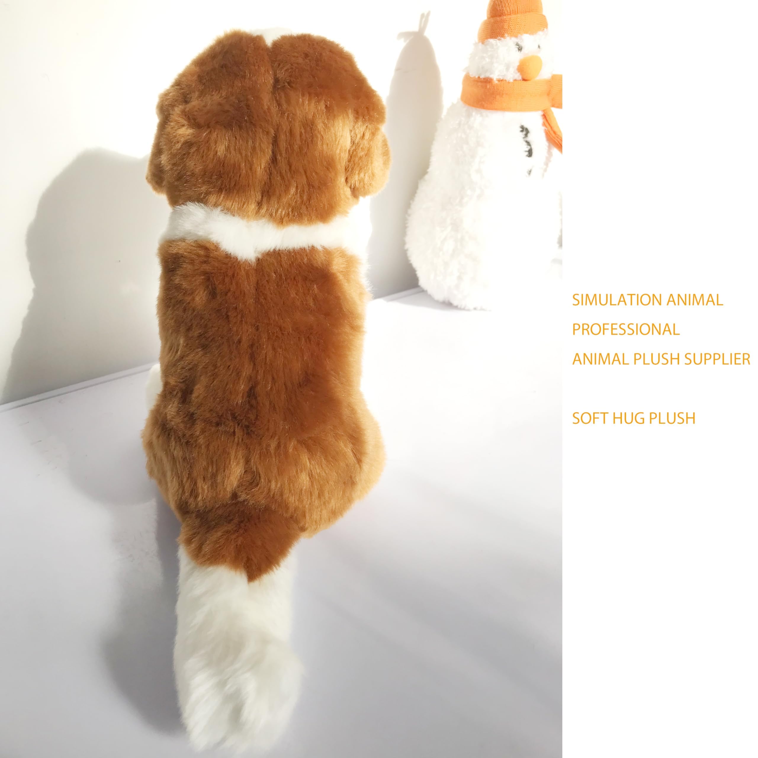 JIANEEXSQ Saint Bernard plush collection shot for versatile display