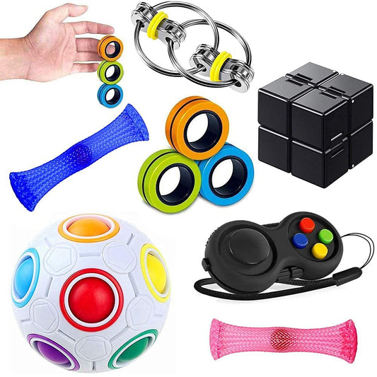 JIANGRUI sensory fidget controller for focus and stress relief at work.