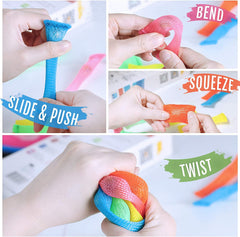 JIANGRUI rainbow magic ball provides tactile focus and playful relief.