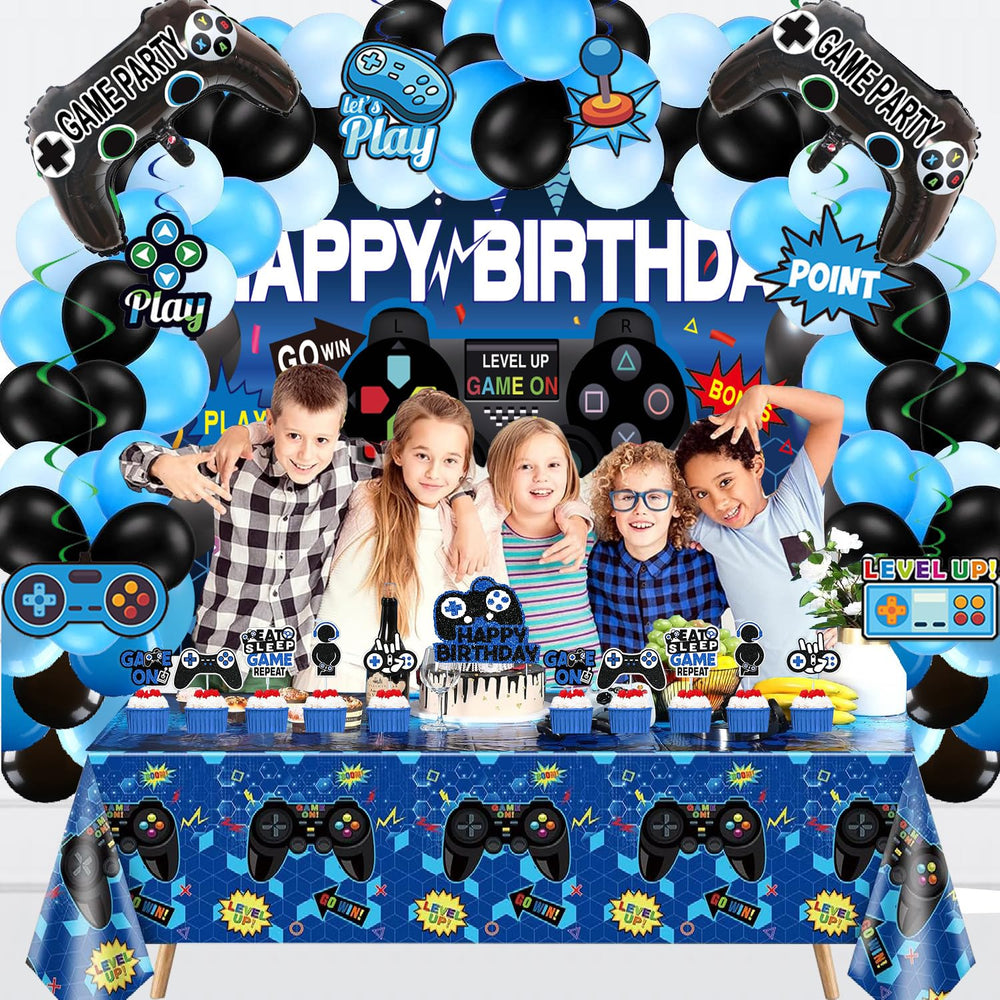 JiaYJinX controller-shaped foil balloons add themed flair for photos
