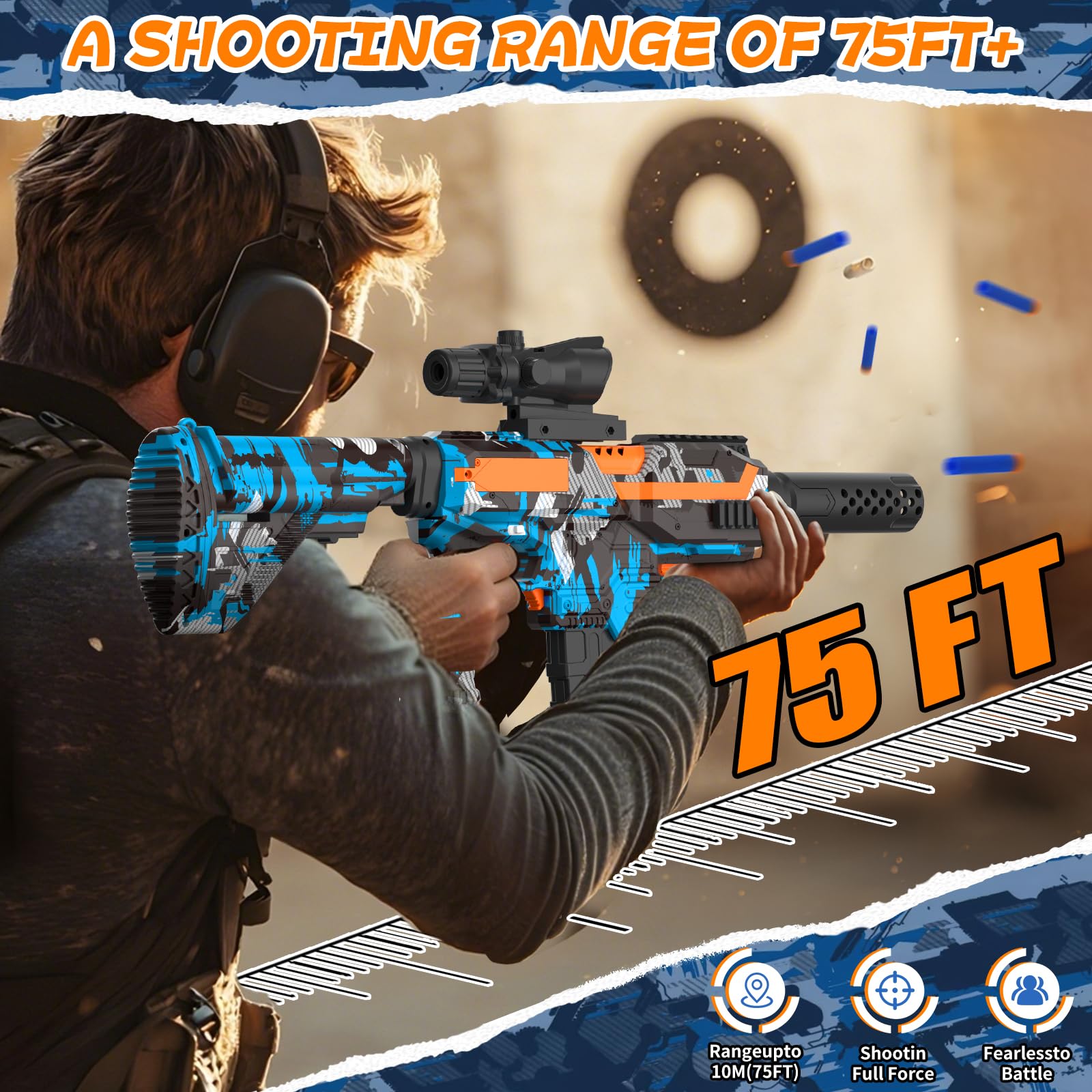 JIFTOK durable ABS body withstands intense backyard battles