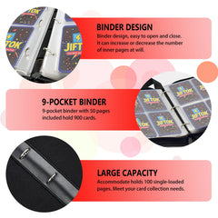 JIFTOK waterproof EVA leather exterior protects cards on the go