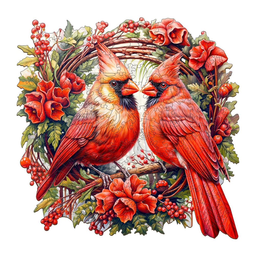 Jigfoxy cardinal wooden puzzle for adults, a challenging, relaxing activity.