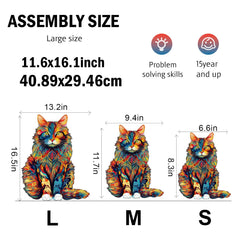 Jigfoxy durable wooden puzzle material resists wear for repeated use