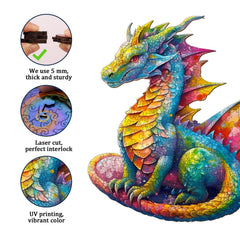 Jigfoxy eco-friendly materials used in dragon puzzle construction