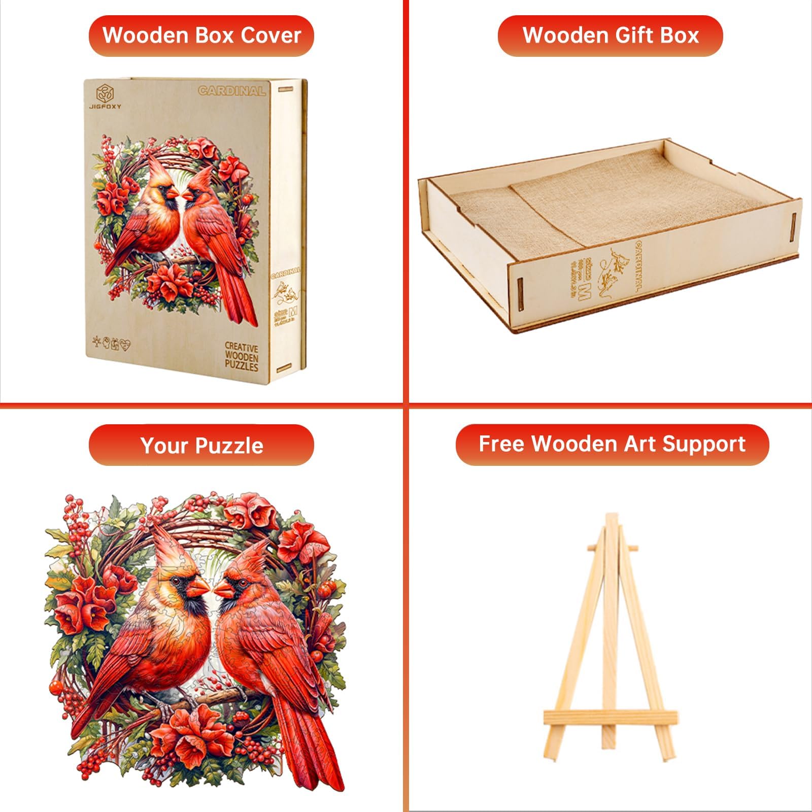 Jigfoxy eco-friendly materials, durable and safe for family puzzle time.