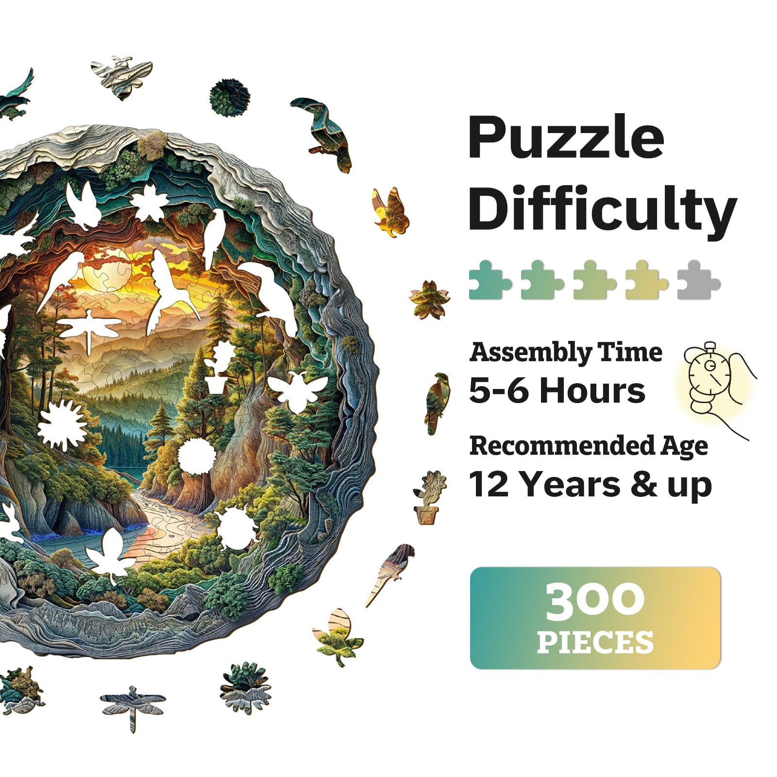 Jigfoxy gift-puzzle Christmas becomes a thoughtful durable keepsake