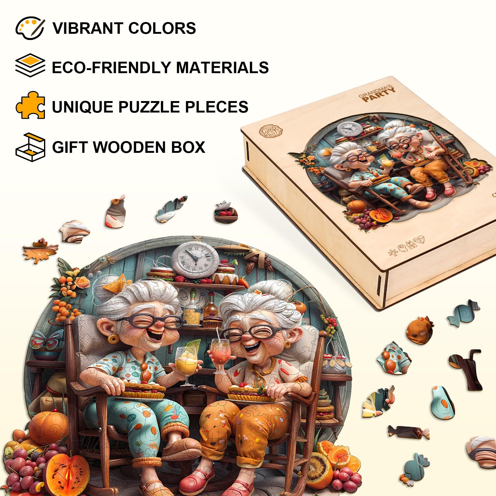 Gift-ready Jigfoxy puzzle, ideal for holidays and birthdays.