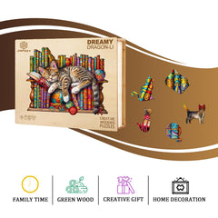 Jigfoxy owl shaped wooden puzzle for adults, perfect gift for puzzle lovers