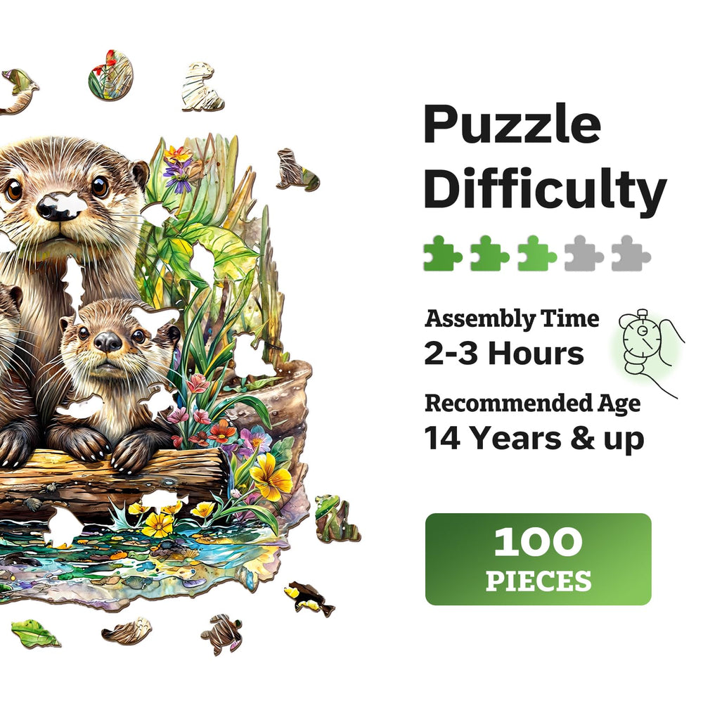 Jigfoxy wooden animal puzzle close-up reveals precise details.
