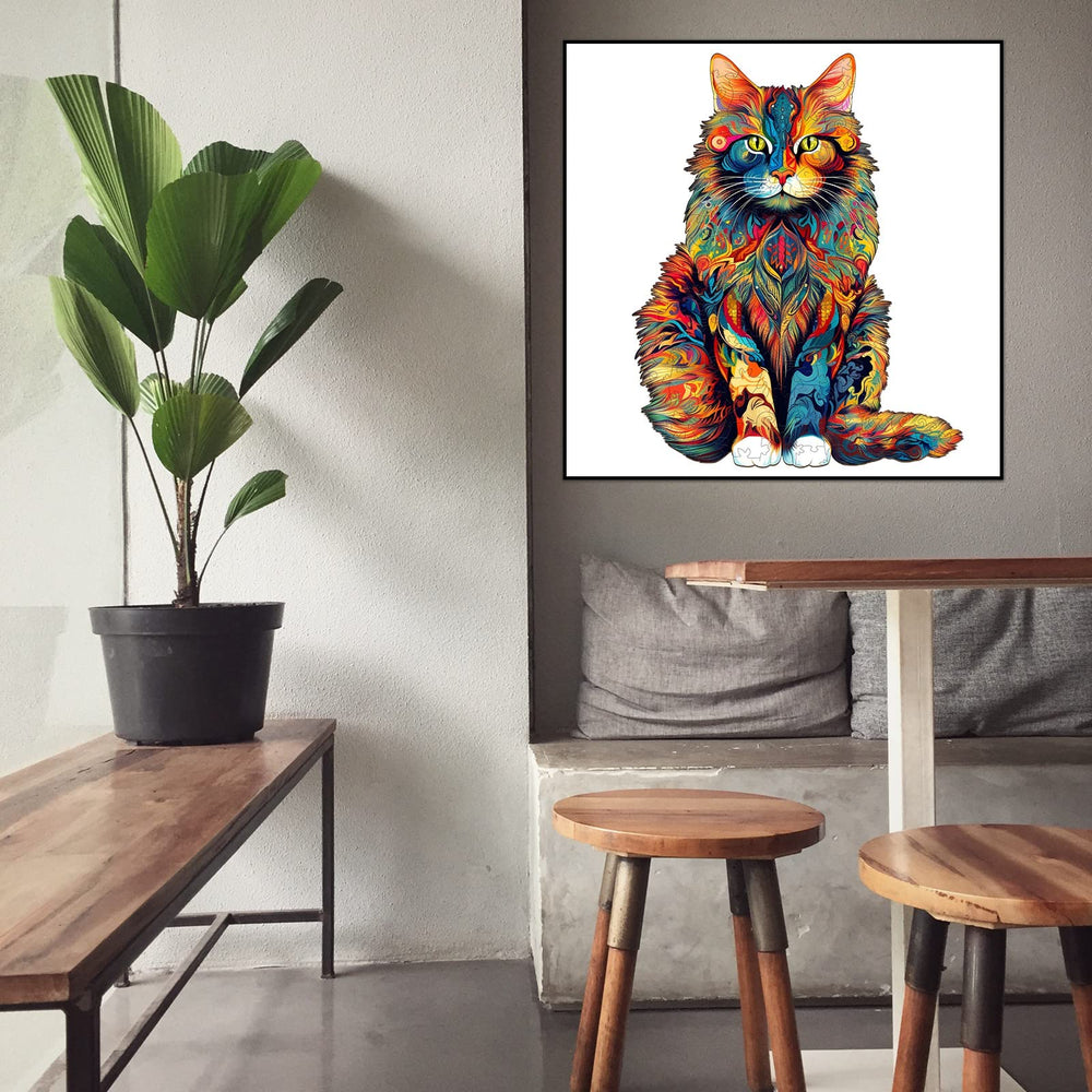 Jigfoxy wooden animal puzzle elephant-shaped—large piece count for extended focus sessions.