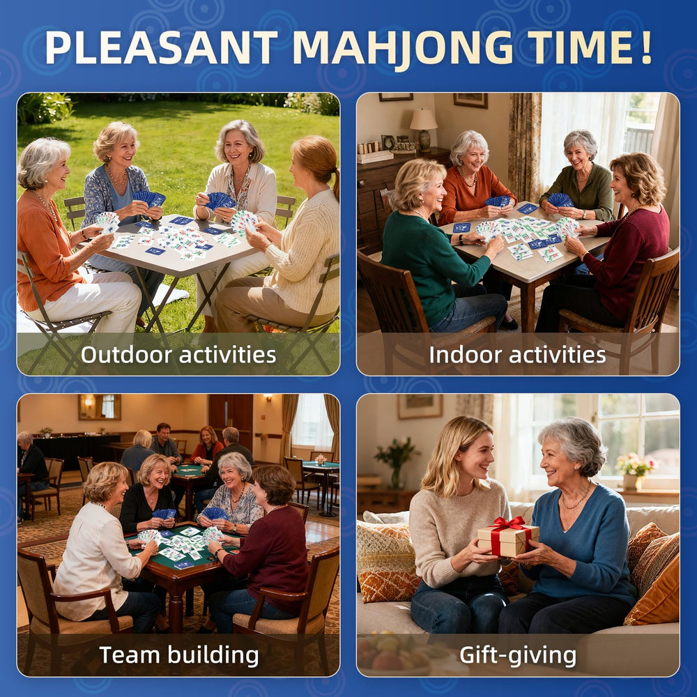 JIHUIJOY easy-to-handle design aids shuffling for all ages.