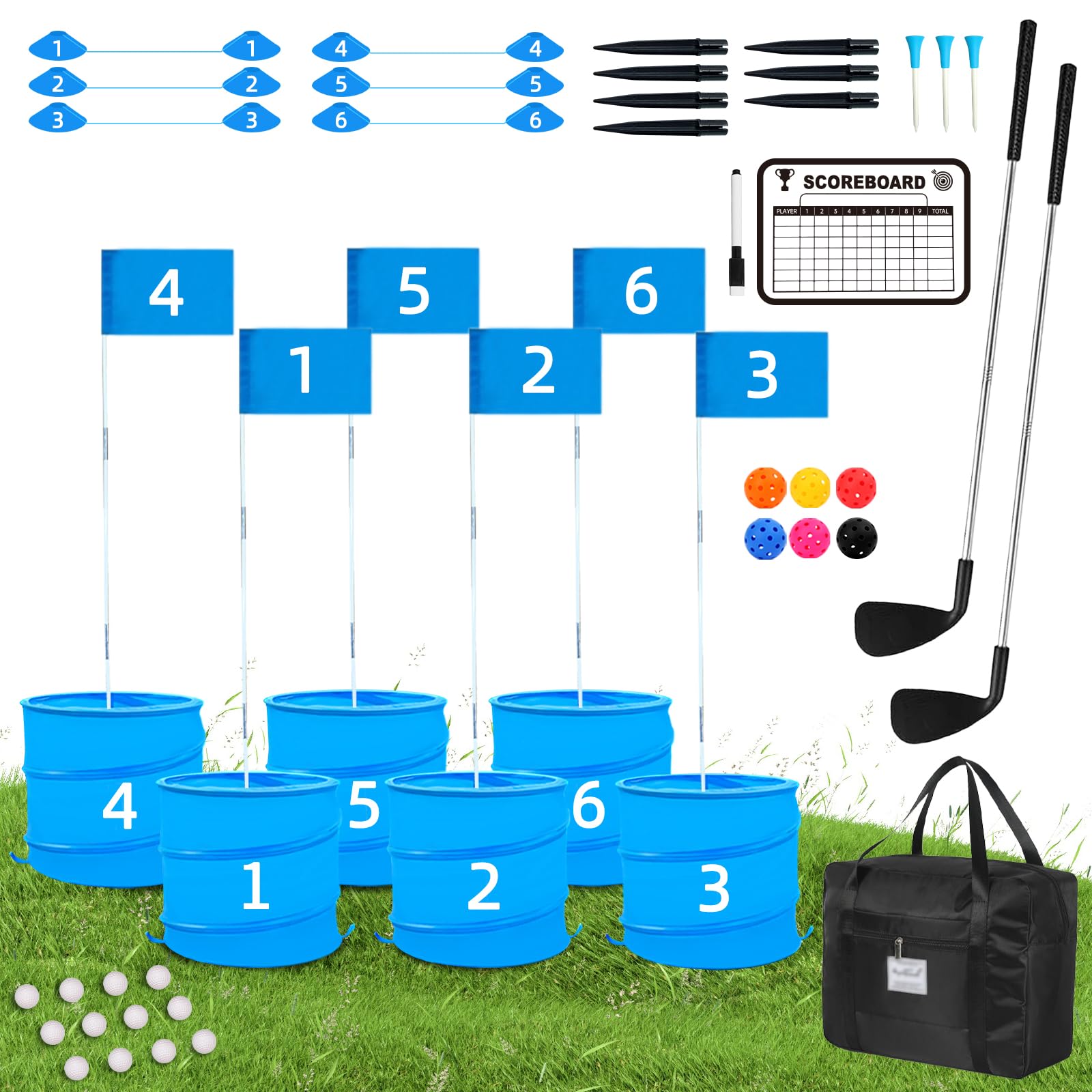 JIIFO golf game setup – quick, hassle-free start for backyard play.